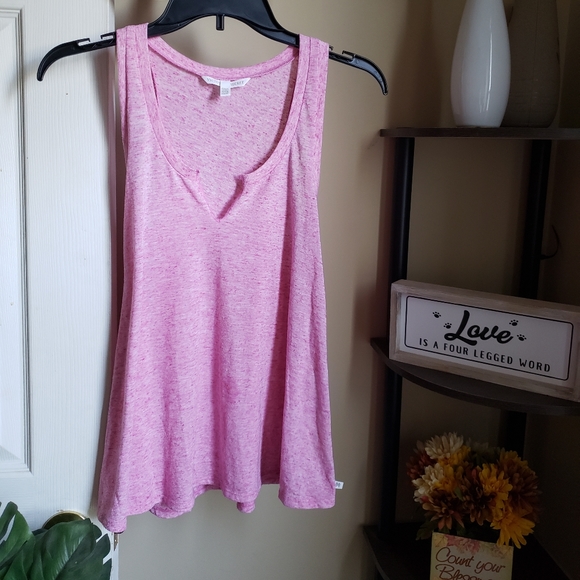 PINK Victoria's Secret Tops - Victoria's Secret Tank with V-Neck Cutout
